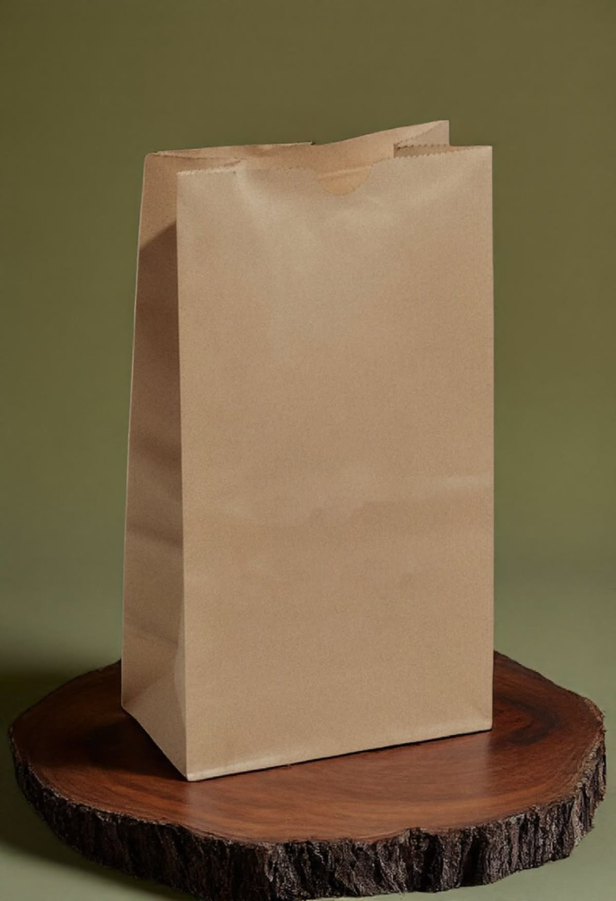 JAT Choice -  Natural Kraft Paper Customizable SOS Bags with Handles