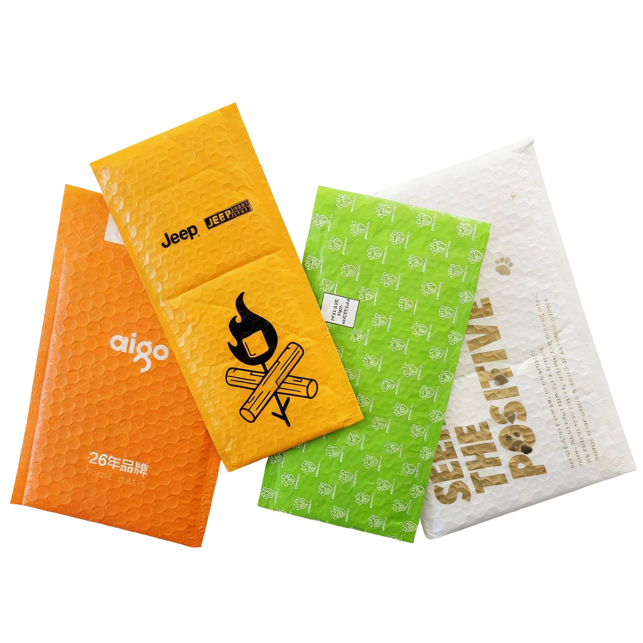 Bubble Padded Mailer (White - Kraft)