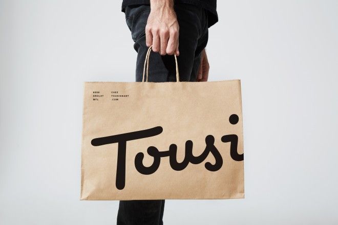 White Paper Customizable Shopping Bag with Handles
