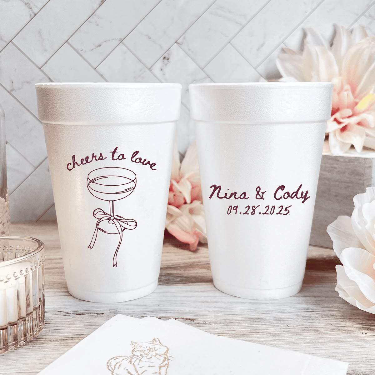 Custom Styrofoam Cups