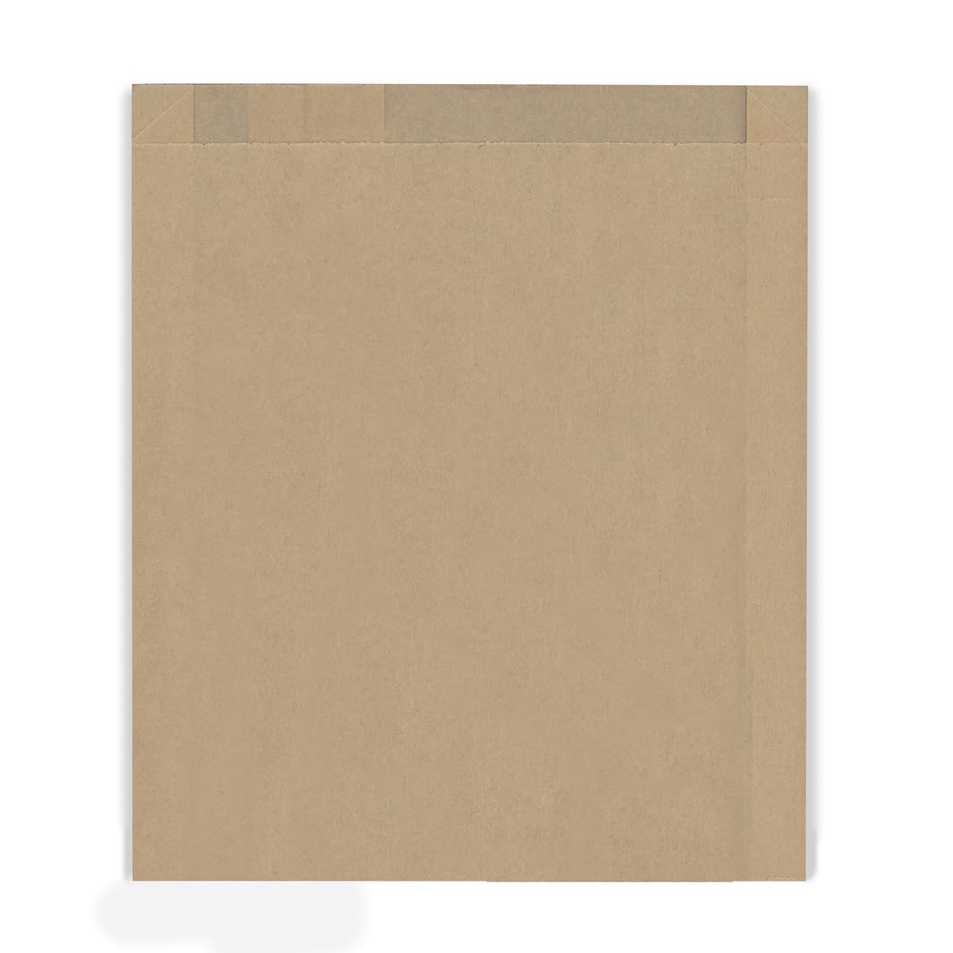 Ecocraft Kraft Grease Resistant Single Serve Window Bagel Sandwich Bakery Bag