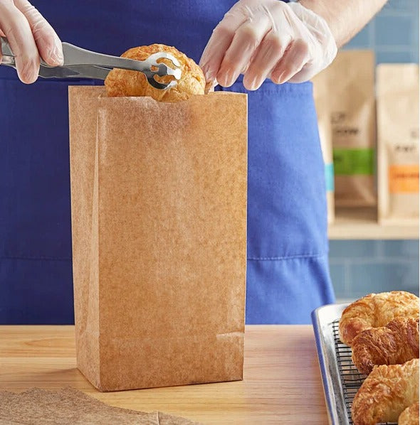 JAT Choice -  Natural Kraft Paper Customizable SOS Bags with Handles