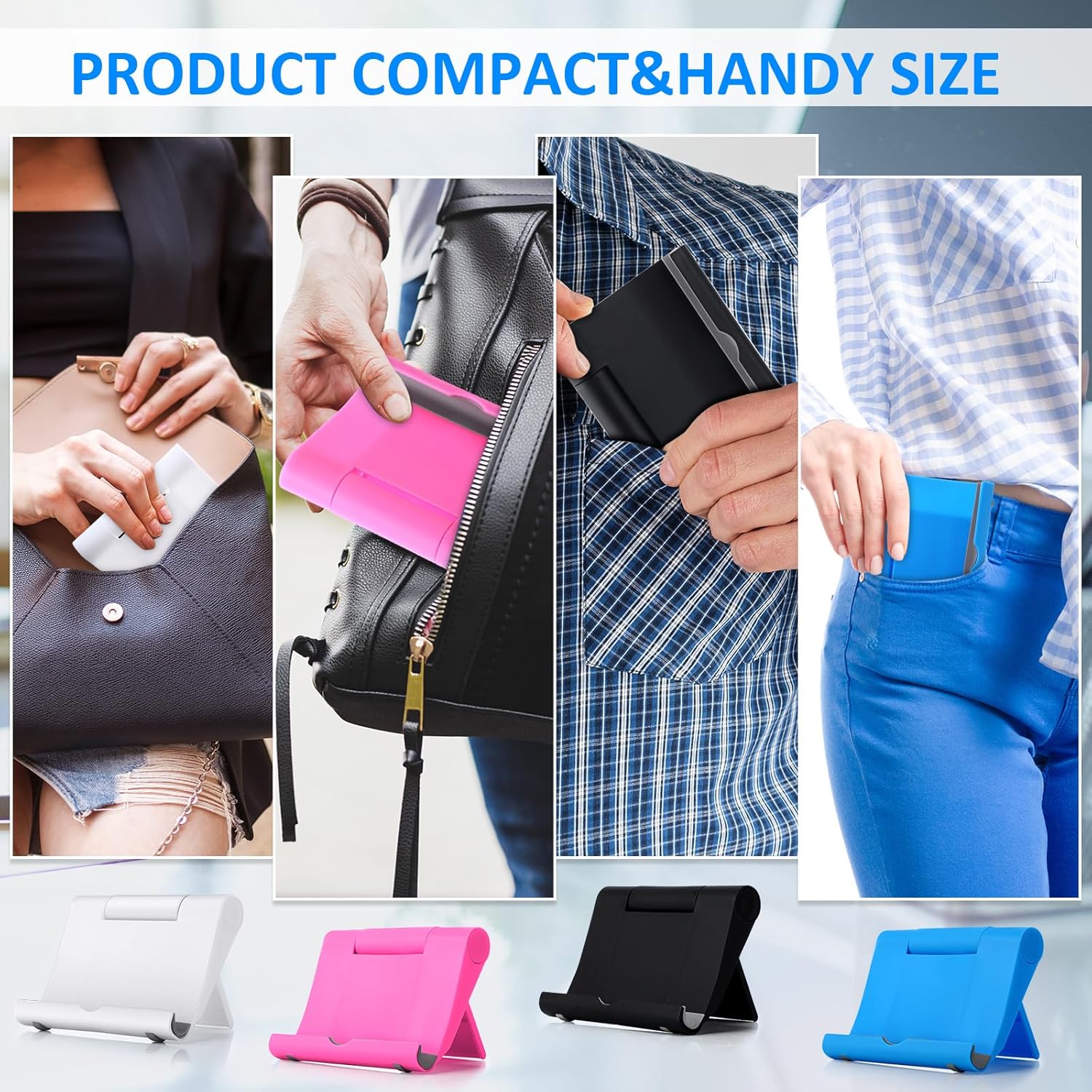 Foldable Cell Phone Stand Desk